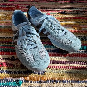 Adidas x Wales Bonner SL76 Suede Mesh Sneakers in Ash Blue 2024